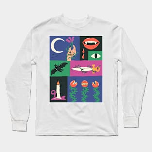 Botany and Blood // Spooky Motif Long Sleeve T-Shirt